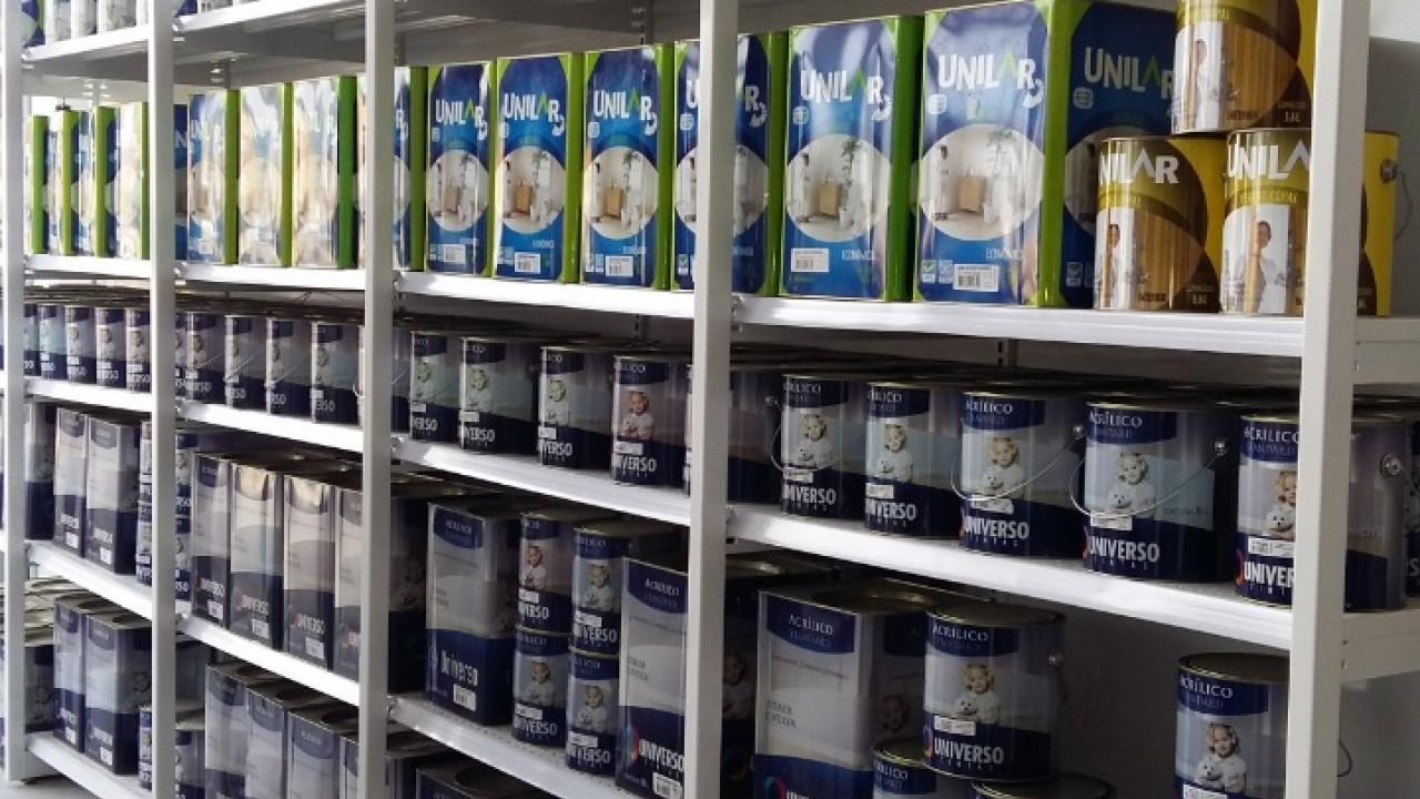 prateleira para materiais de construção