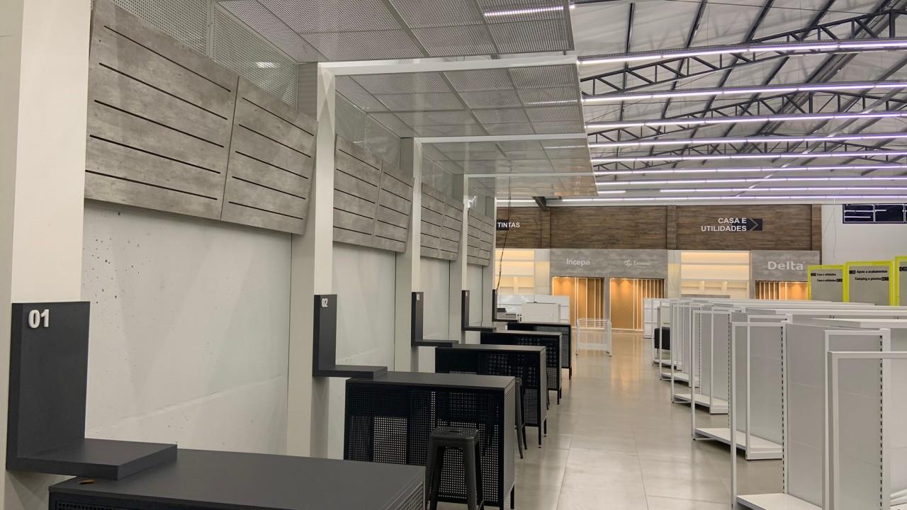 balcão de atendimento para loja