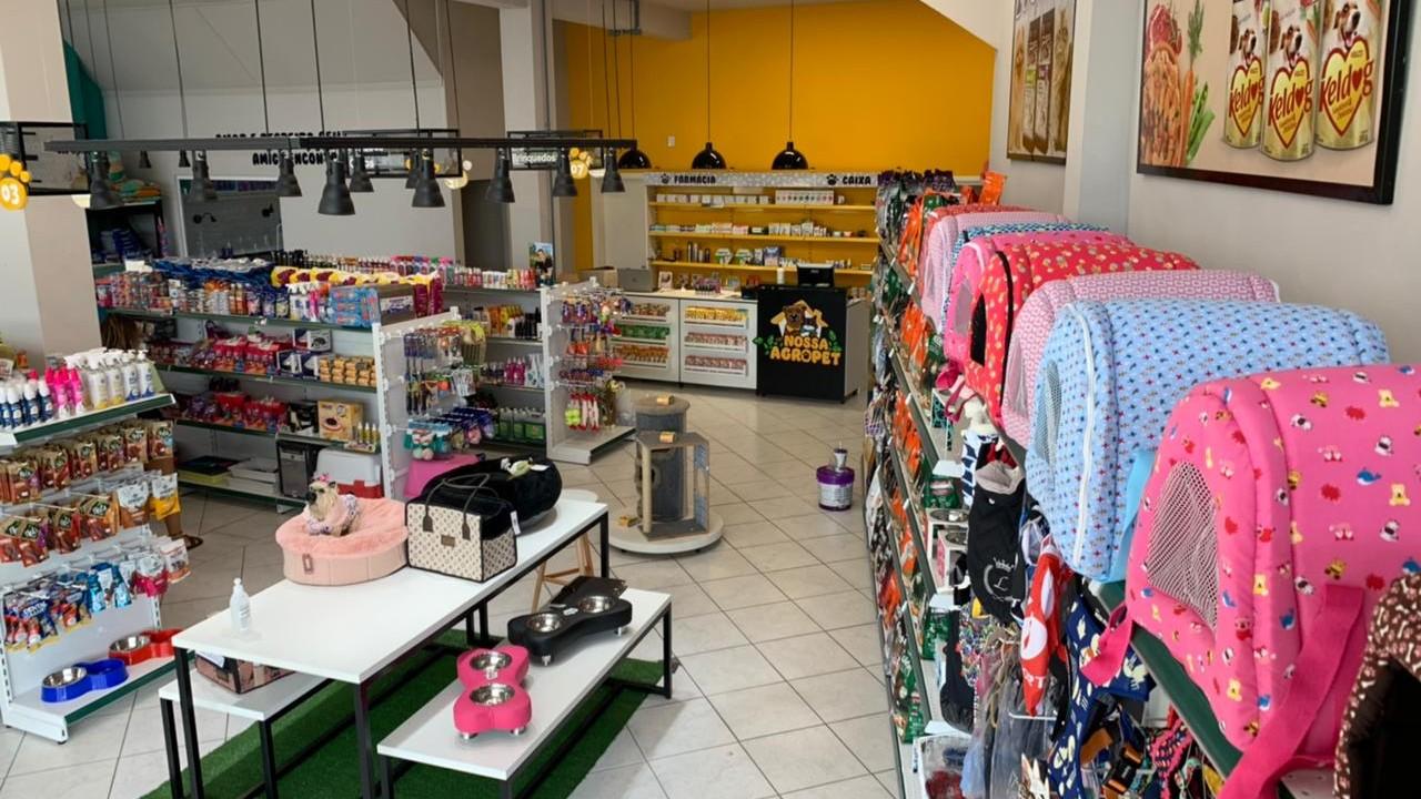 Mobiliário comercial para agropecuária e petshop